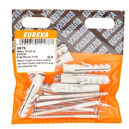 3K75 - Wall Plug & Screw